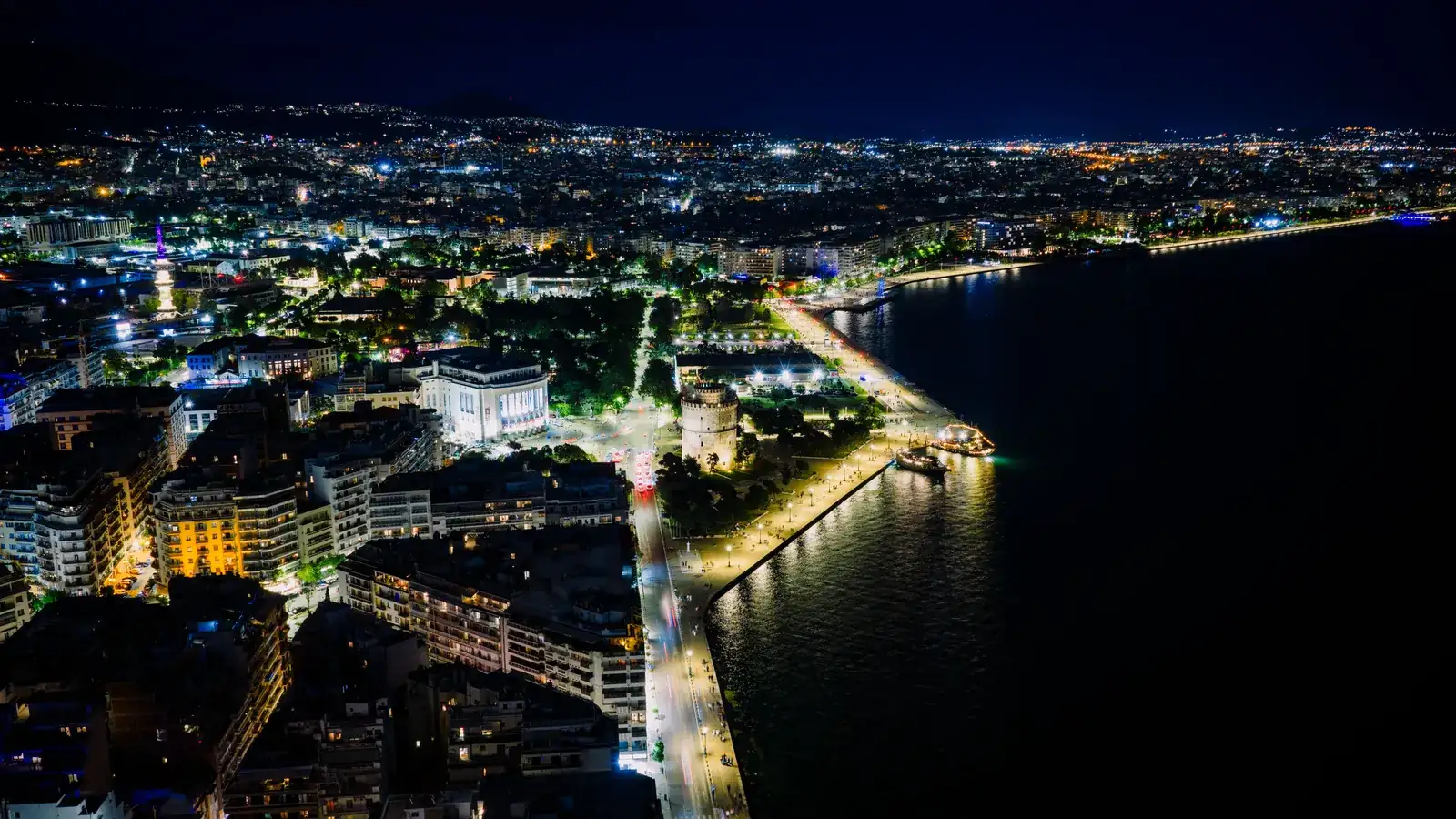 Waterfront promenade in Thessaloniki, one of the higher threshold zones