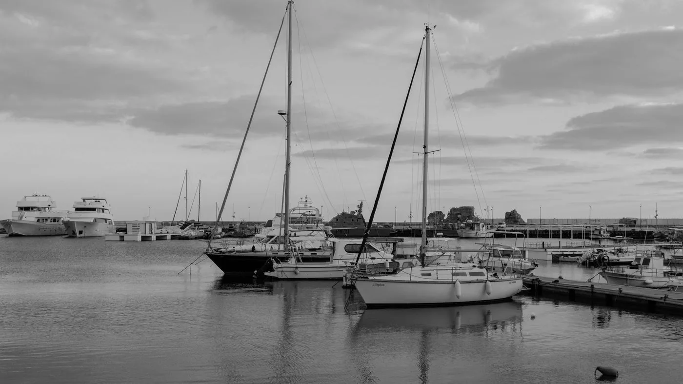 Marina and waterfront buildings in Limassol, Cyprus