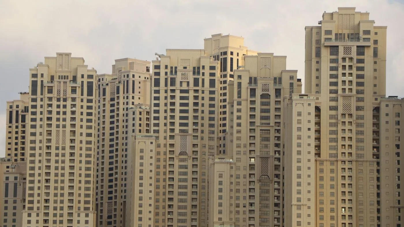Modern residential building in Dubai