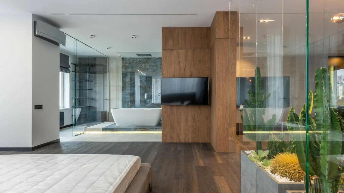 Interior of a modern Bangkok condominium, the asset class behind the long stay route