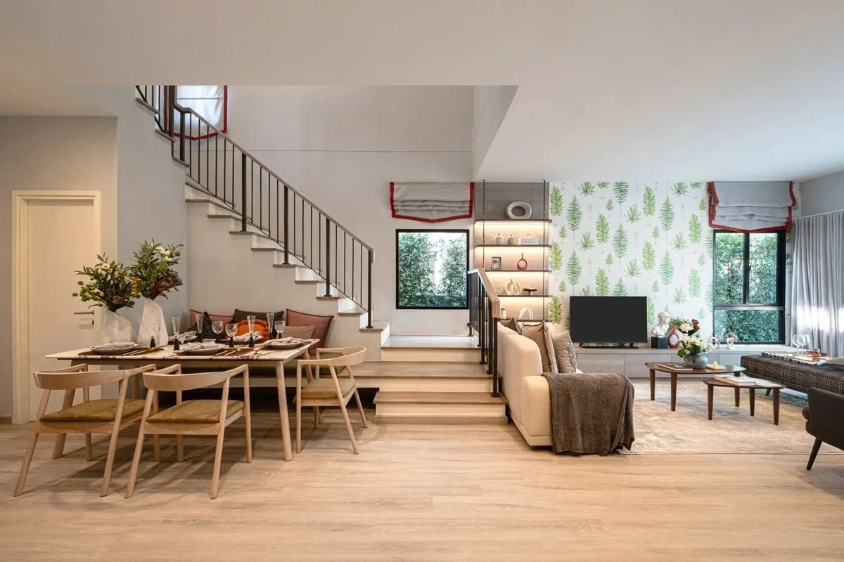 Communal area at Anasiri Payap, a Sansiri development in Chiang Mai, Thailand