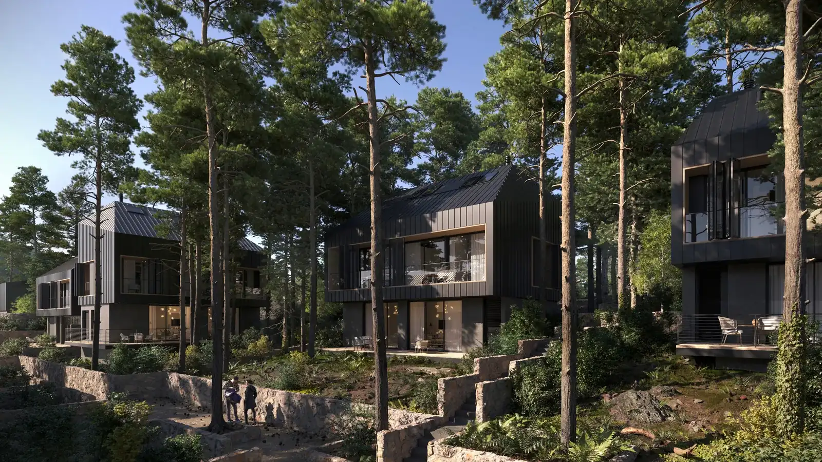 Visualisierung: Aussenansicht in Berengaria, einem BBF-Projekt in Limassol, Zypern