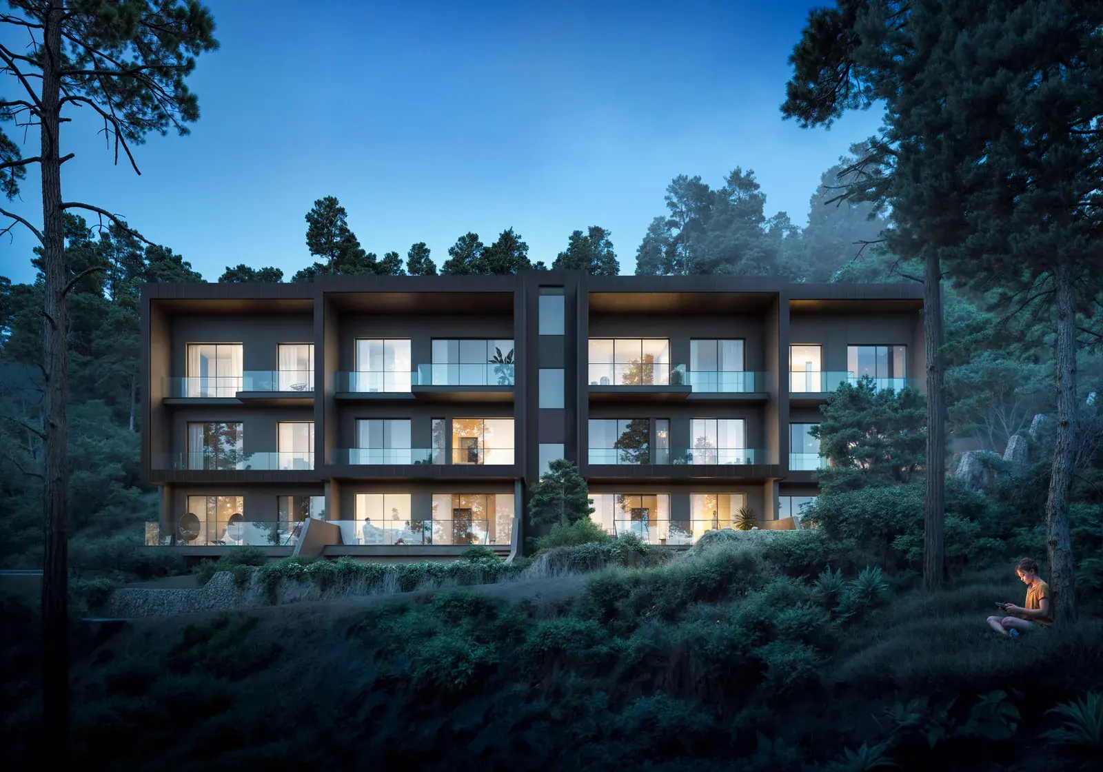 Visualisation: Exterior at Blackpine, a BBF development in Limassol, Cyprus