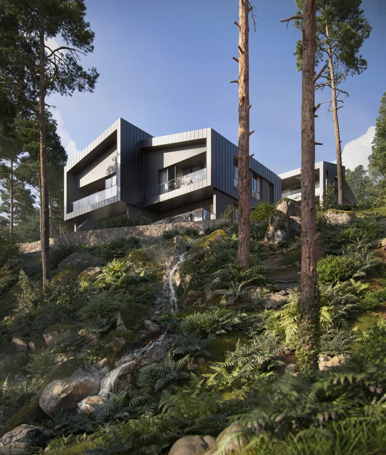 Visualisation: Exterior at Blackpine, a BBF development in Limassol, Cyprus