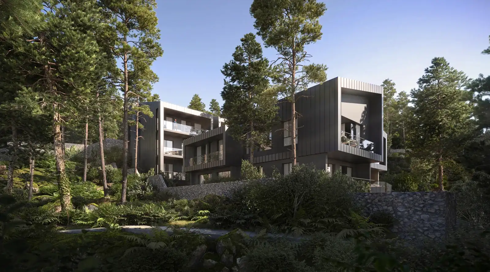 Visualisation: Exterior at Blackpine, a BBF development in Limassol, Cyprus