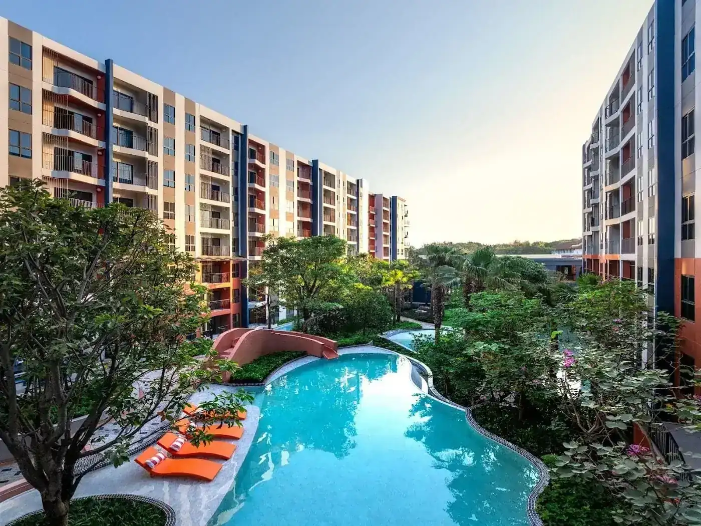 Aerial view at Cabanas Hua Hin, a Sansiri development in Hua Hin, Thailand