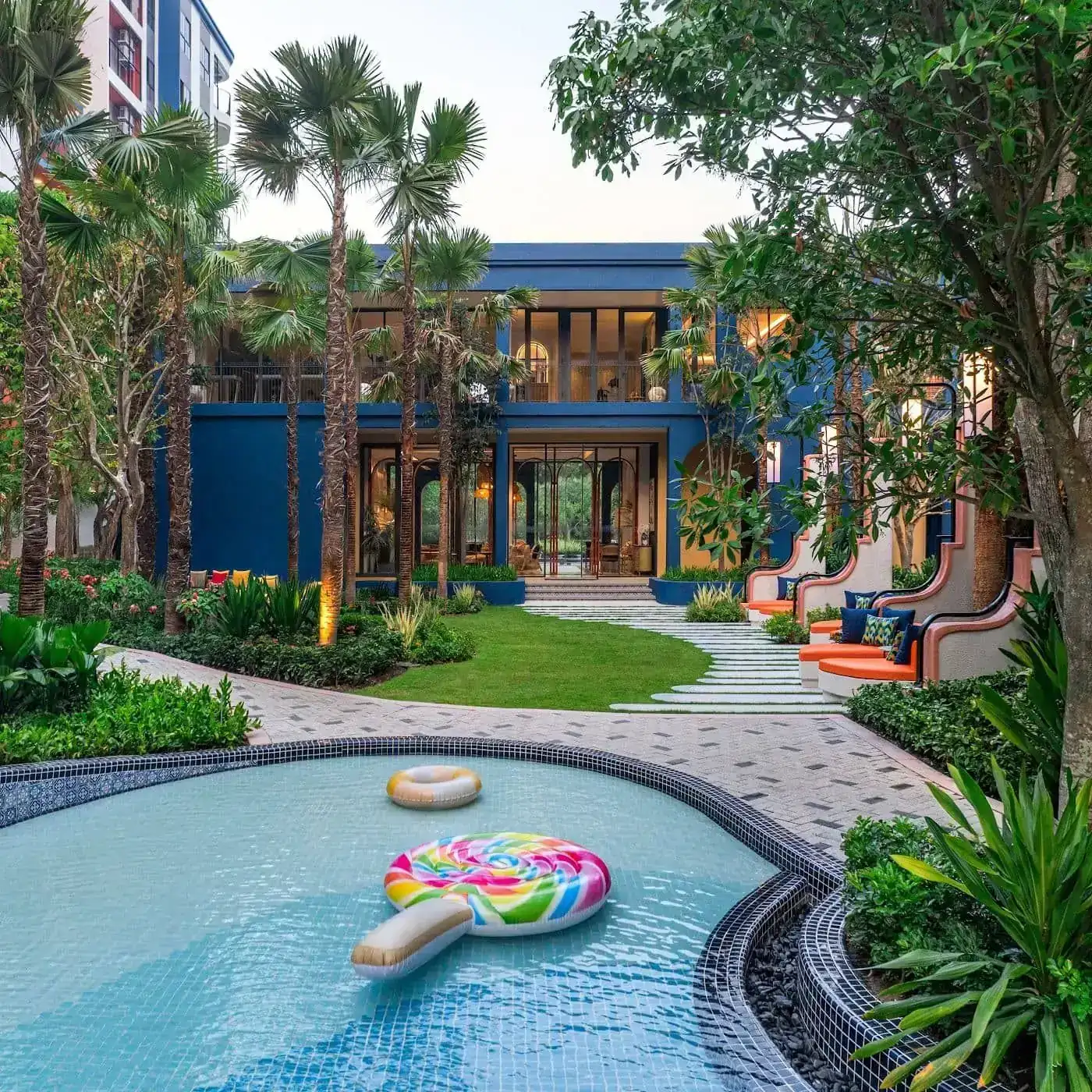 Entrance at Cabanas Hua Hin, a Sansiri development in Hua Hin, Thailand