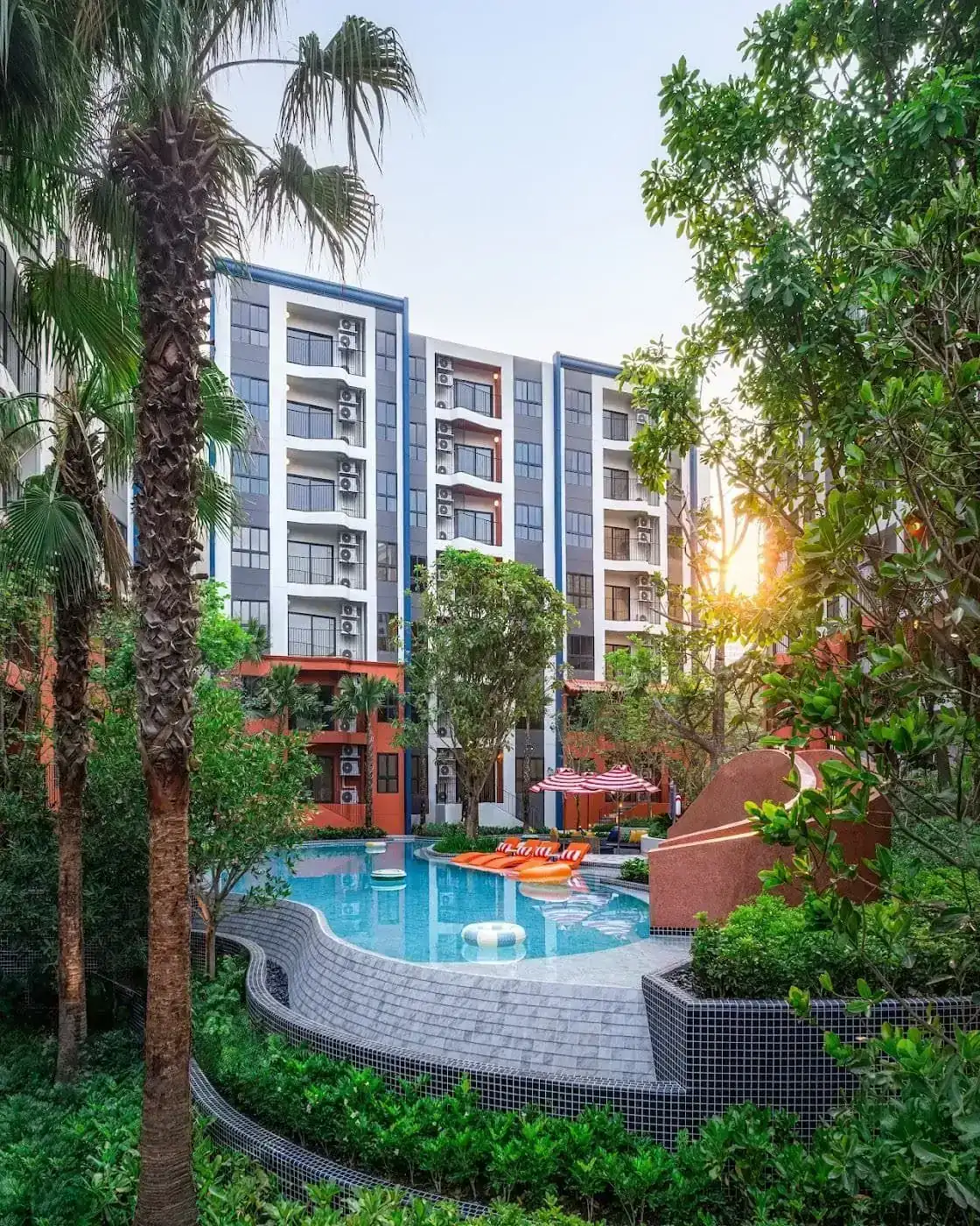 Exterior at Cabanas Hua Hin, a Sansiri development in Hua Hin, Thailand