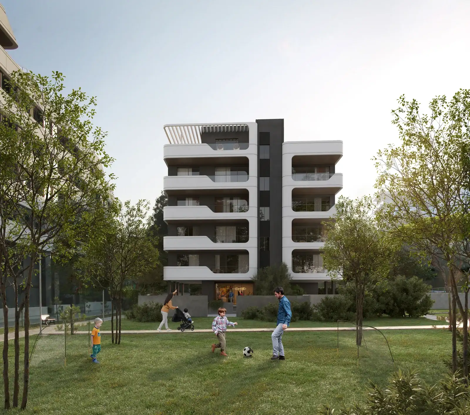 Visualisation: Garden at Eden Roc Block D, a BBF development in Limassol, Cyprus