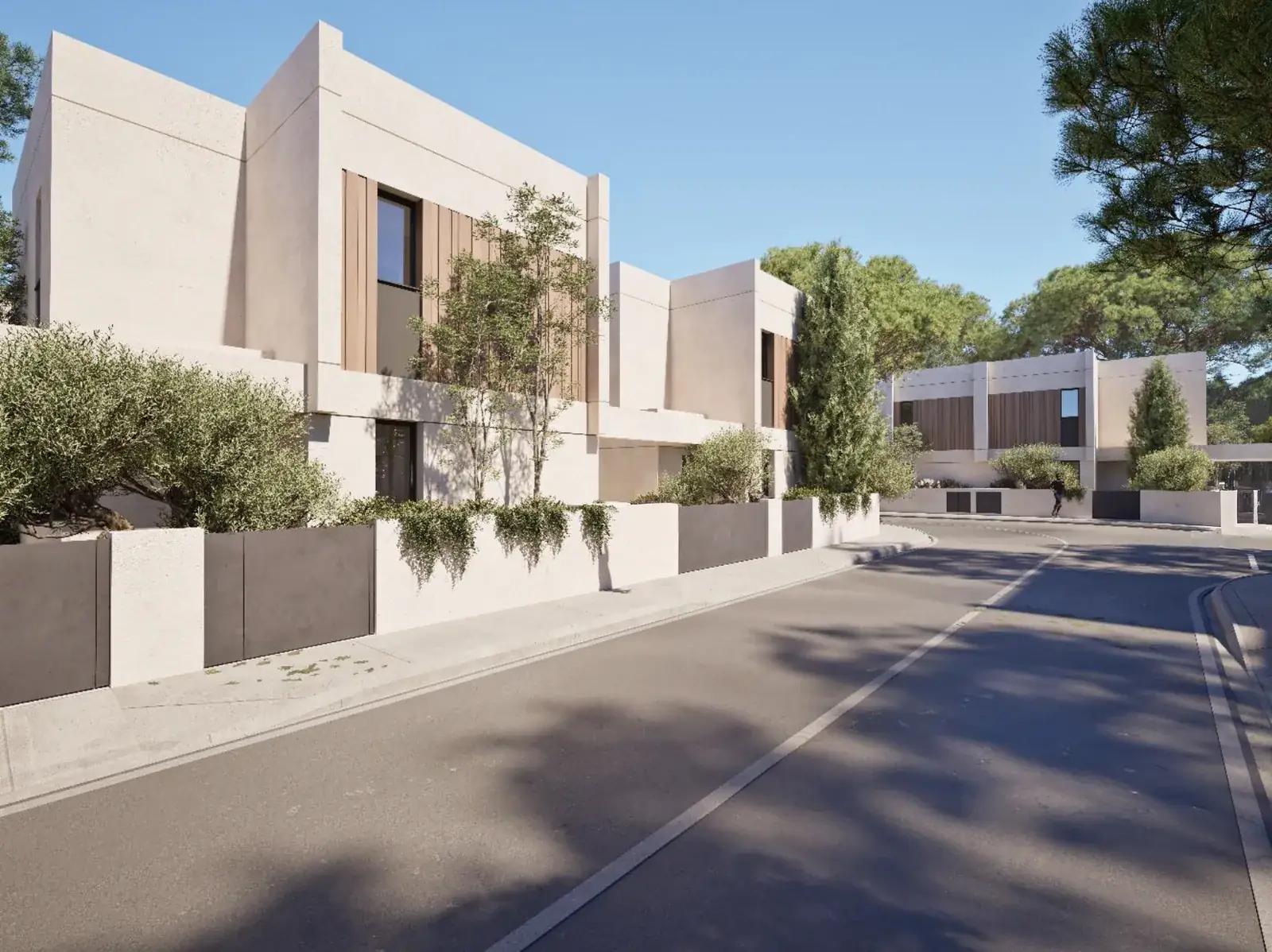Visualisierung: Aussenansicht in Golf Valley, einem BBF-Projekt in Limassol, Zypern