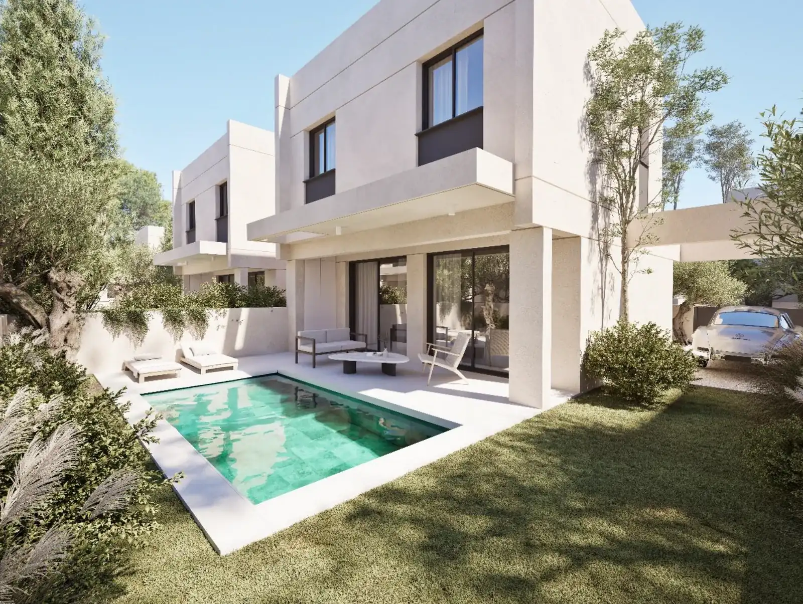Visualisierung: Swimmingpool in Golf Valley, einem BBF-Projekt in Limassol, Zypern