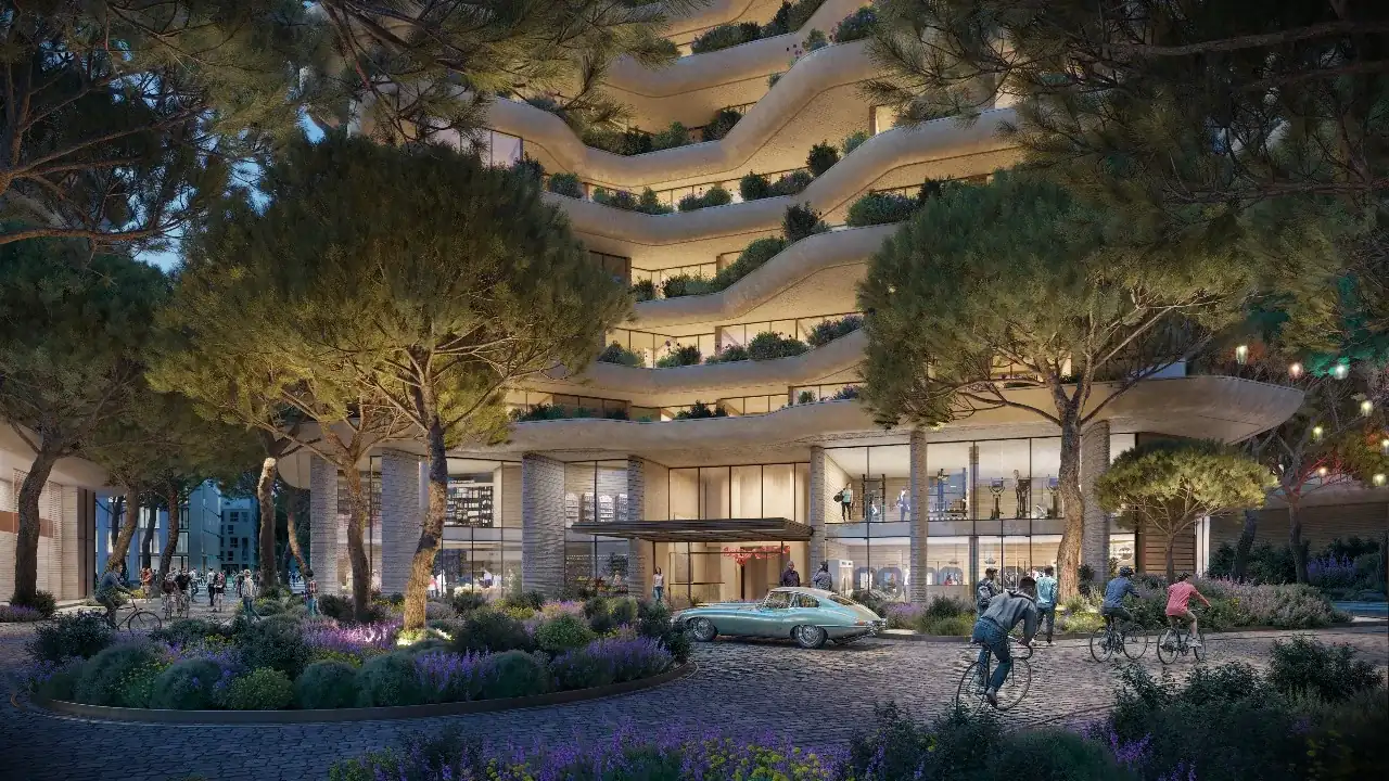 صورة تخيلية لمشروع Land of Tomorrow من BBF في لارنكا، قبرص