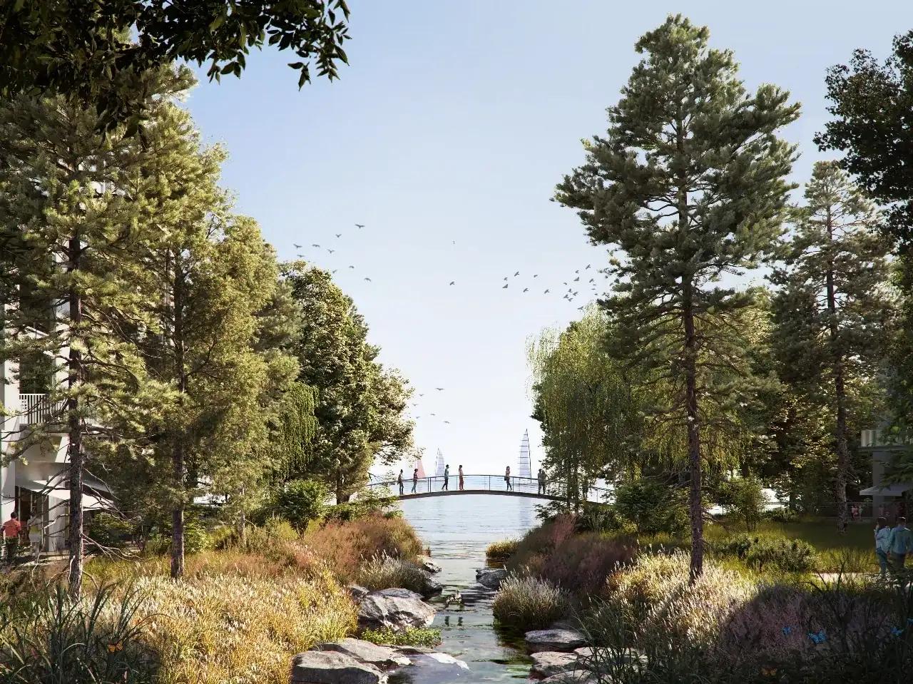 صورة تخيلية: الحديقة في Land of Tomorrow، مشروع من BBF في لارنكا، قبرص