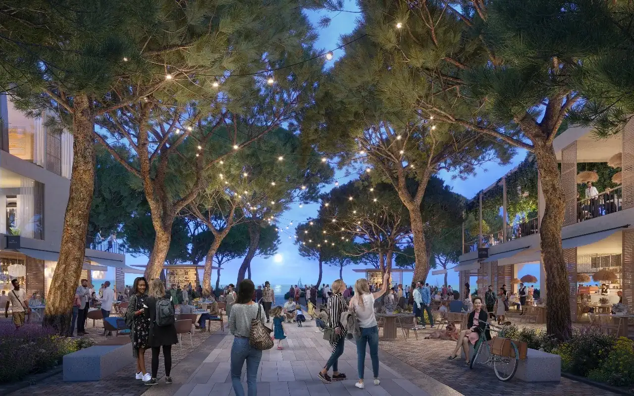 Visualisation: Communal area at Land of Tomorrow, a BBF development in Larnaca, Cyprus