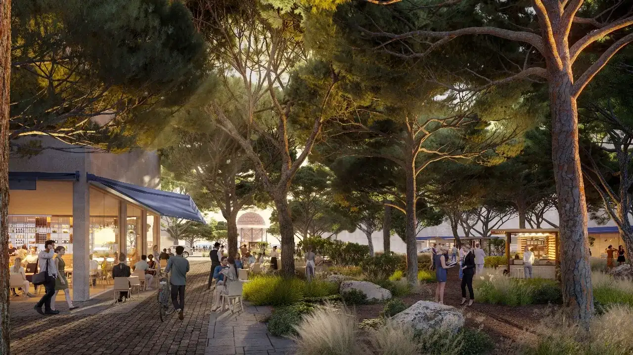 صورة تخيلية: منطقة مشتركة في Land of Tomorrow، مشروع من BBF في لارنكا، قبرص