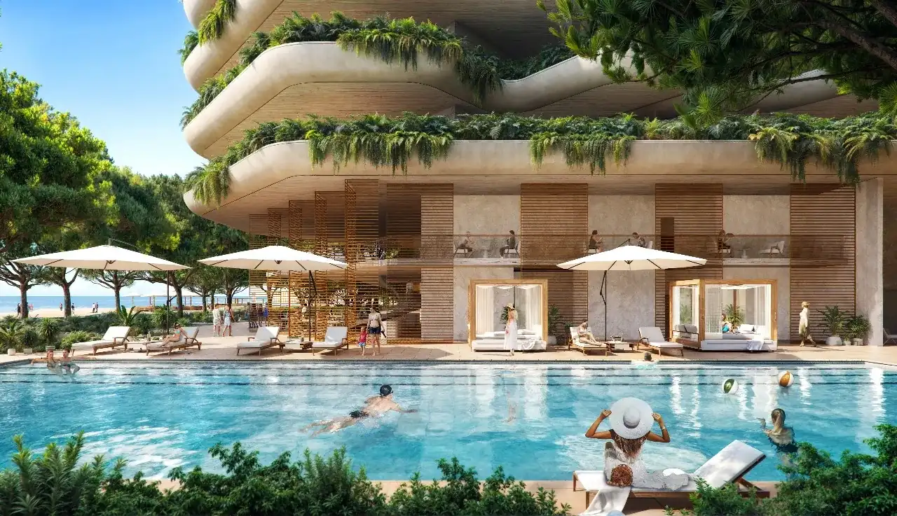 صورة تخيلية: حمام السباحة في Land of Tomorrow، مشروع من BBF في لارنكا، قبرص