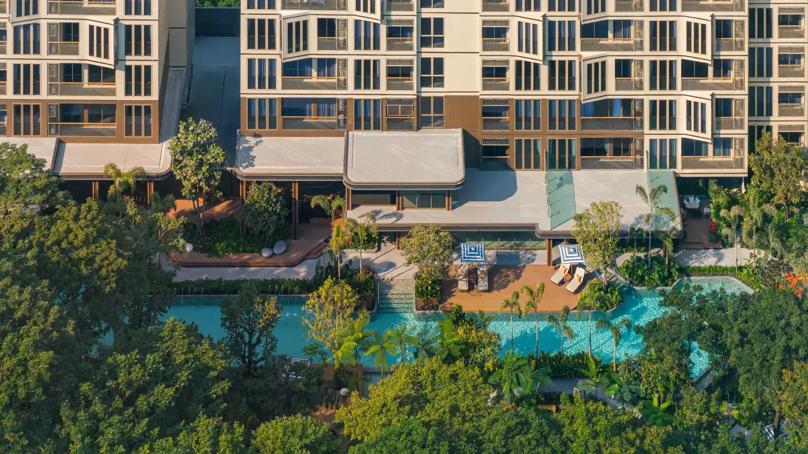 Aerial view at mekin HAUS, a Sansiri development in Chiang Mai, Thailand