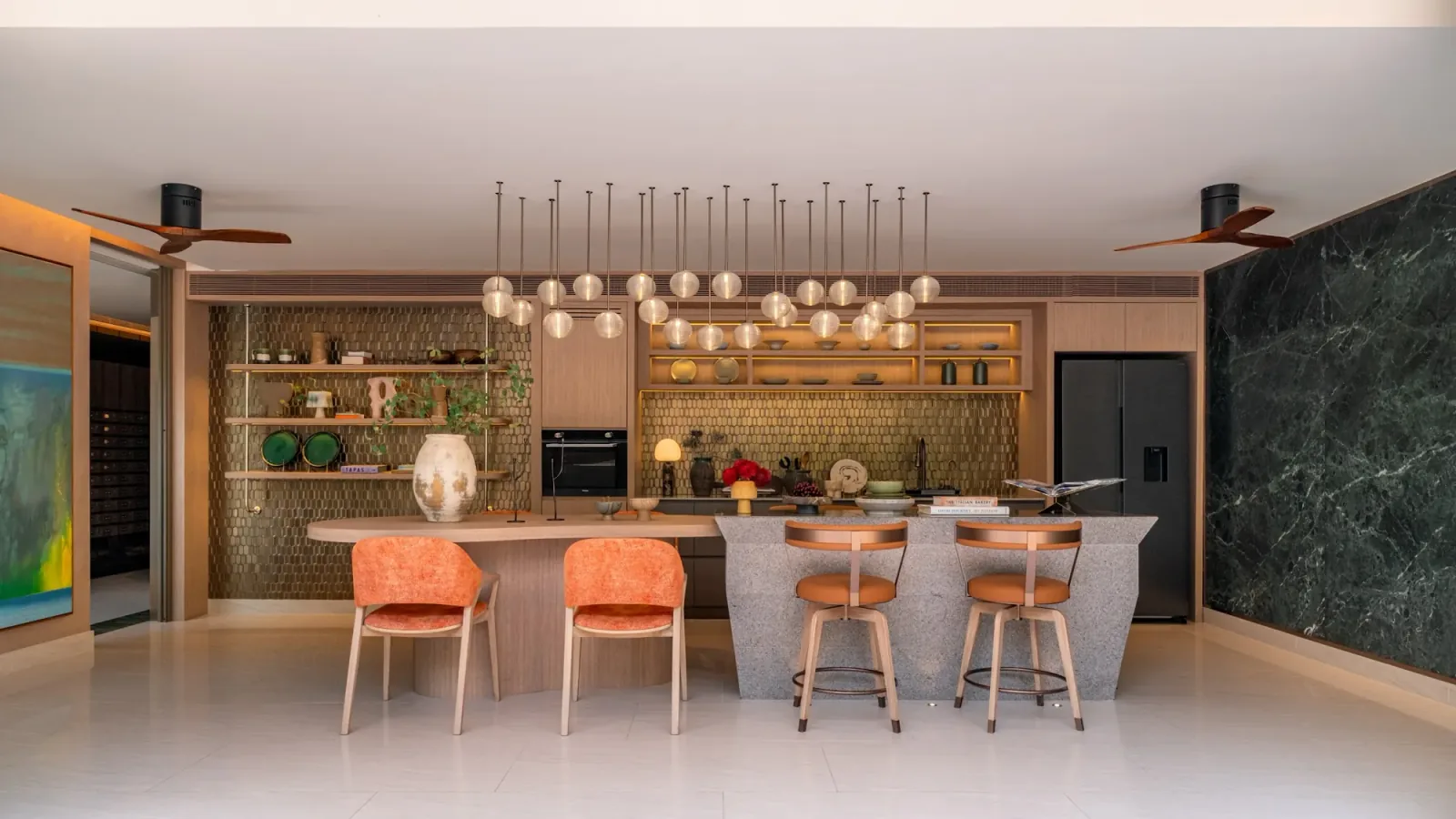 Kitchen at mekin HAUS, a Sansiri development in Chiang Mai, Thailand