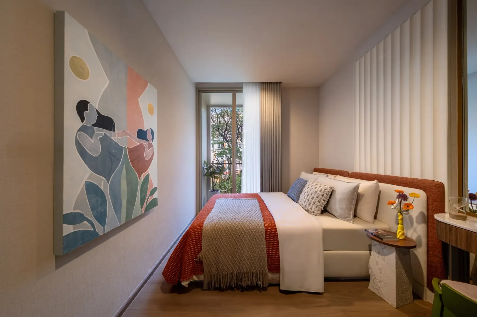 Bedroom at mekin HAUS, a Sansiri development in Chiang Mai, Thailand