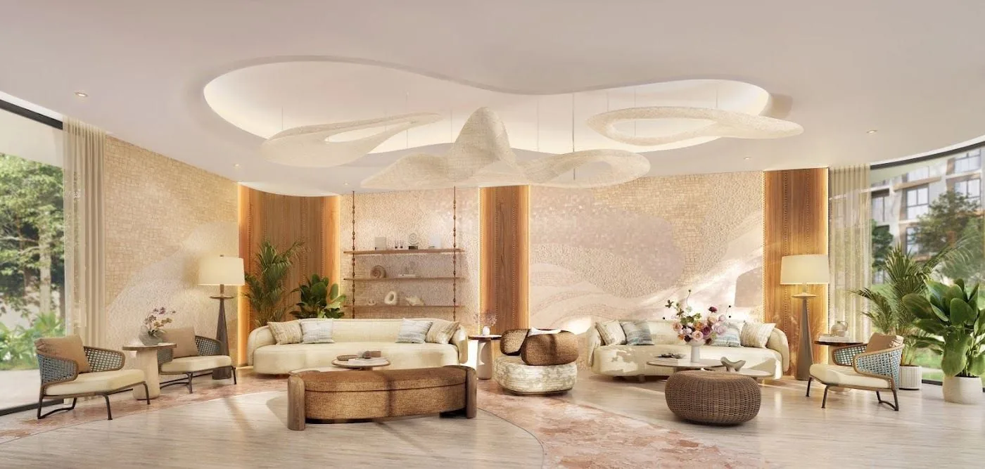 Lobby at Rhea by Sansiri, a Sansiri development in Phuket, Thailand