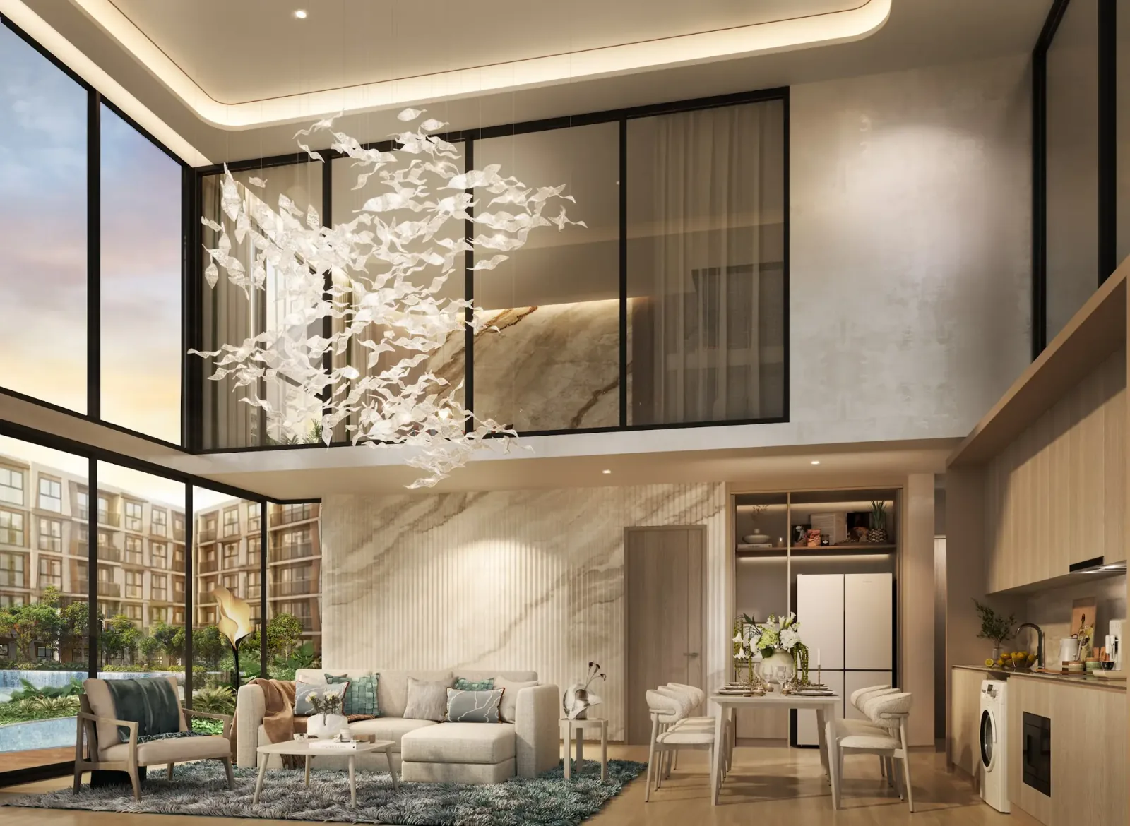 منطقة المعيشة في Rhea by Sansiri، مشروع من Sansiri في Phuket، تايلاند