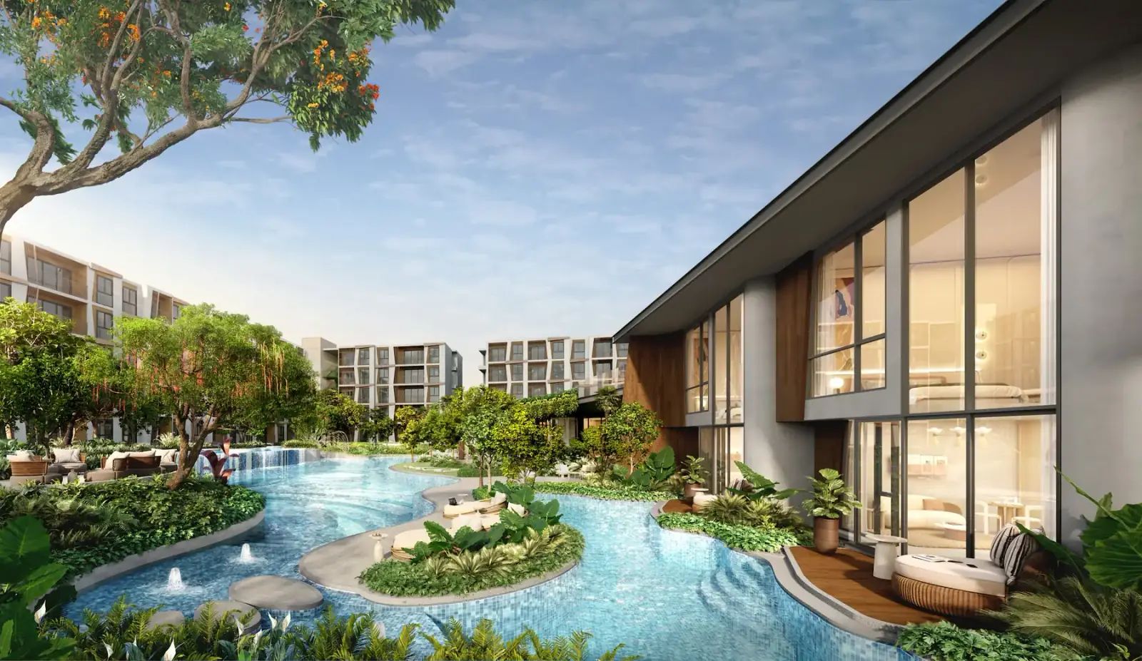 حمام السباحة في Rhea by Sansiri، مشروع من Sansiri في Phuket، تايلاند