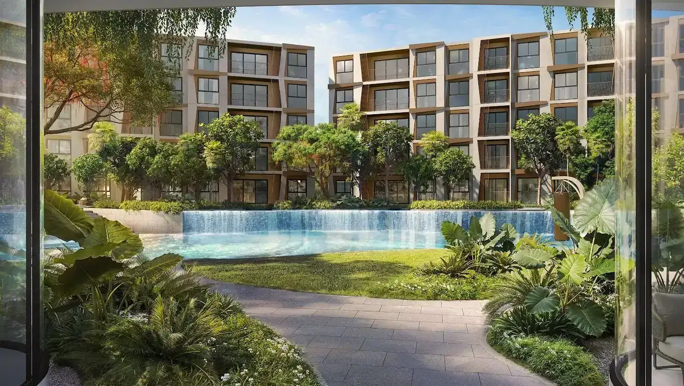 Swimming pool at Rhea by Sansiri, a Sansiri development in Phuket, Thailand