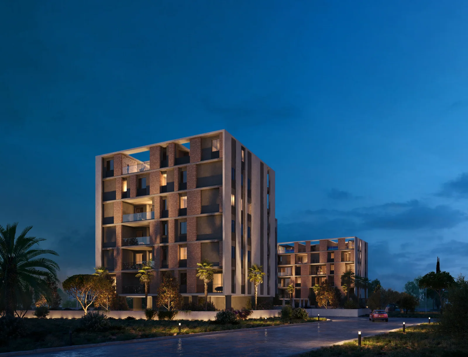 Visualisation: Exterior at Rosa dei Venti, a BBF development in Limassol, Cyprus