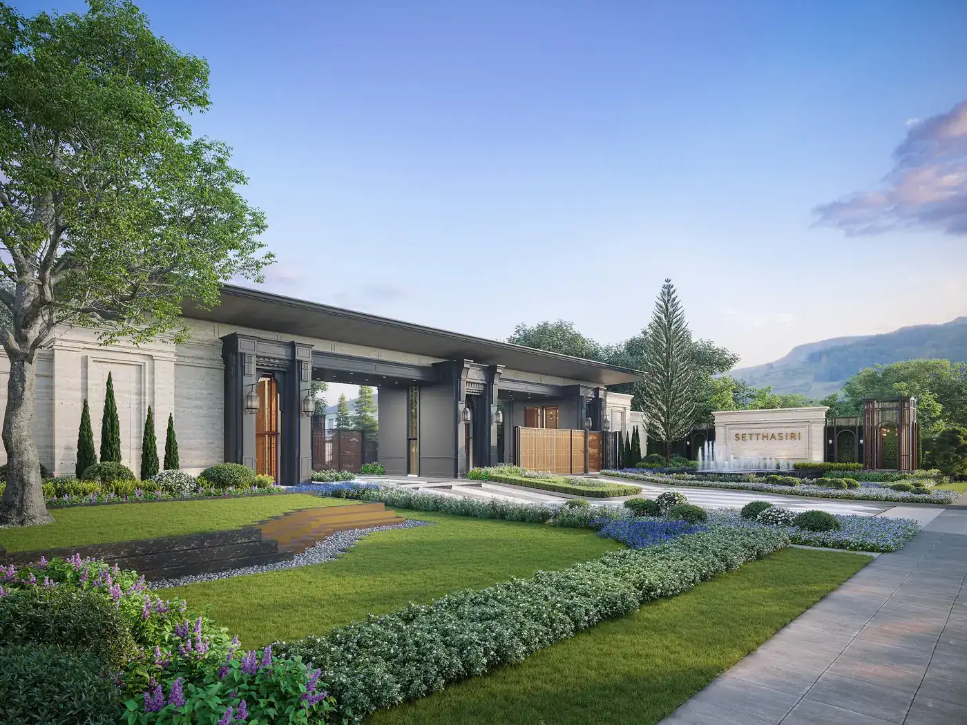 Club social en Setthasiri Ruamchok, un proyecto de Sansiri en Chiang Mai, Tailandia