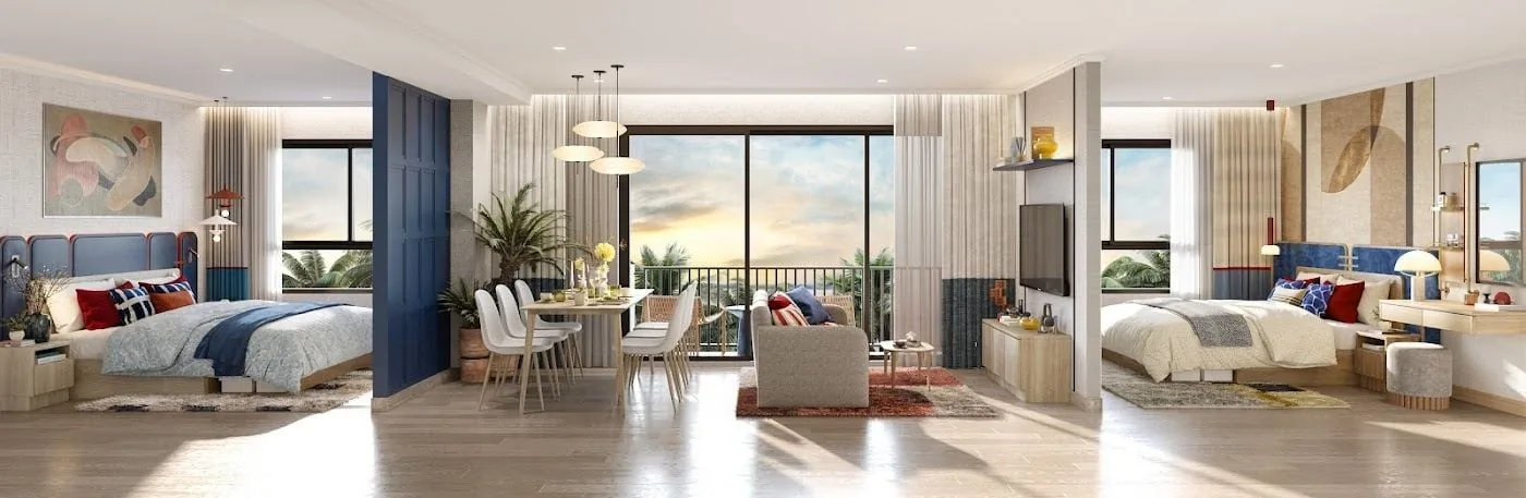 Interior at THE BASE Cherngtalay, a Sansiri development in Phuket, Thailand