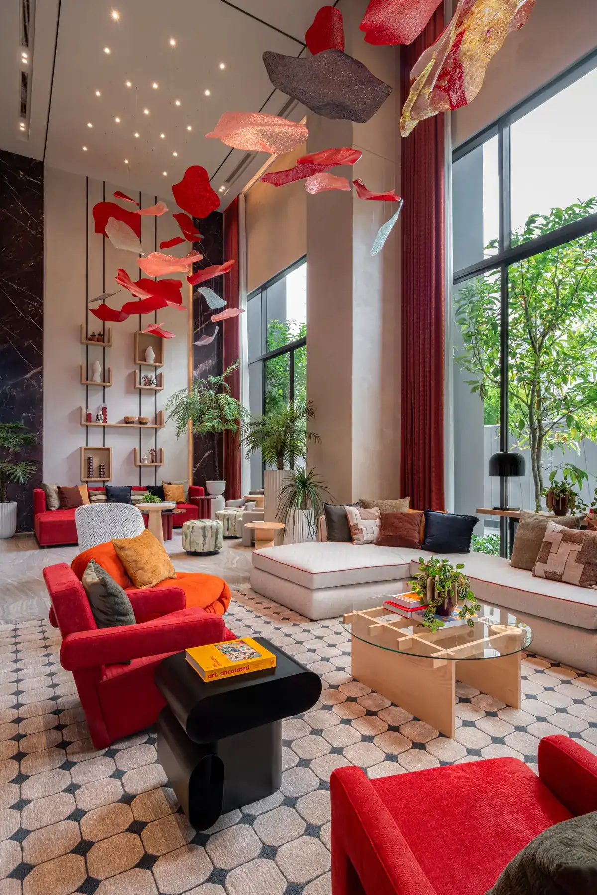 THE BASE Urban Rama 9（Sansiri 开发，位于泰国Bangkok）的大堂