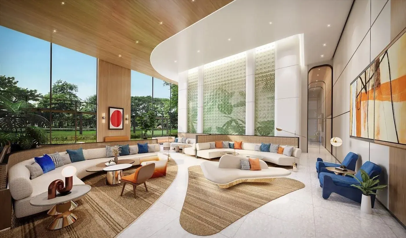 Interior at THE LINE Vibe, a Sansiri development in Bangkok, Thailand