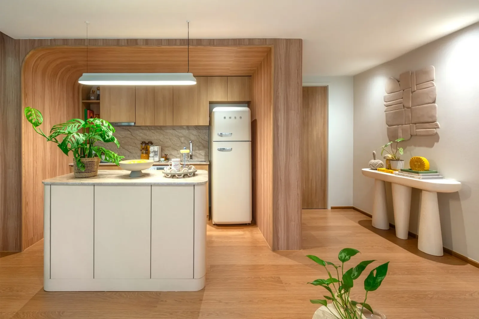 Küche in Standard Residences, einem Sansiri-Projekt in Hua Hin, Thailand