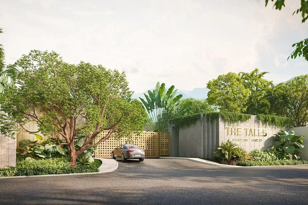 Swimming pool at Tales Story One, a Sansiri development in Phuket, Thailand