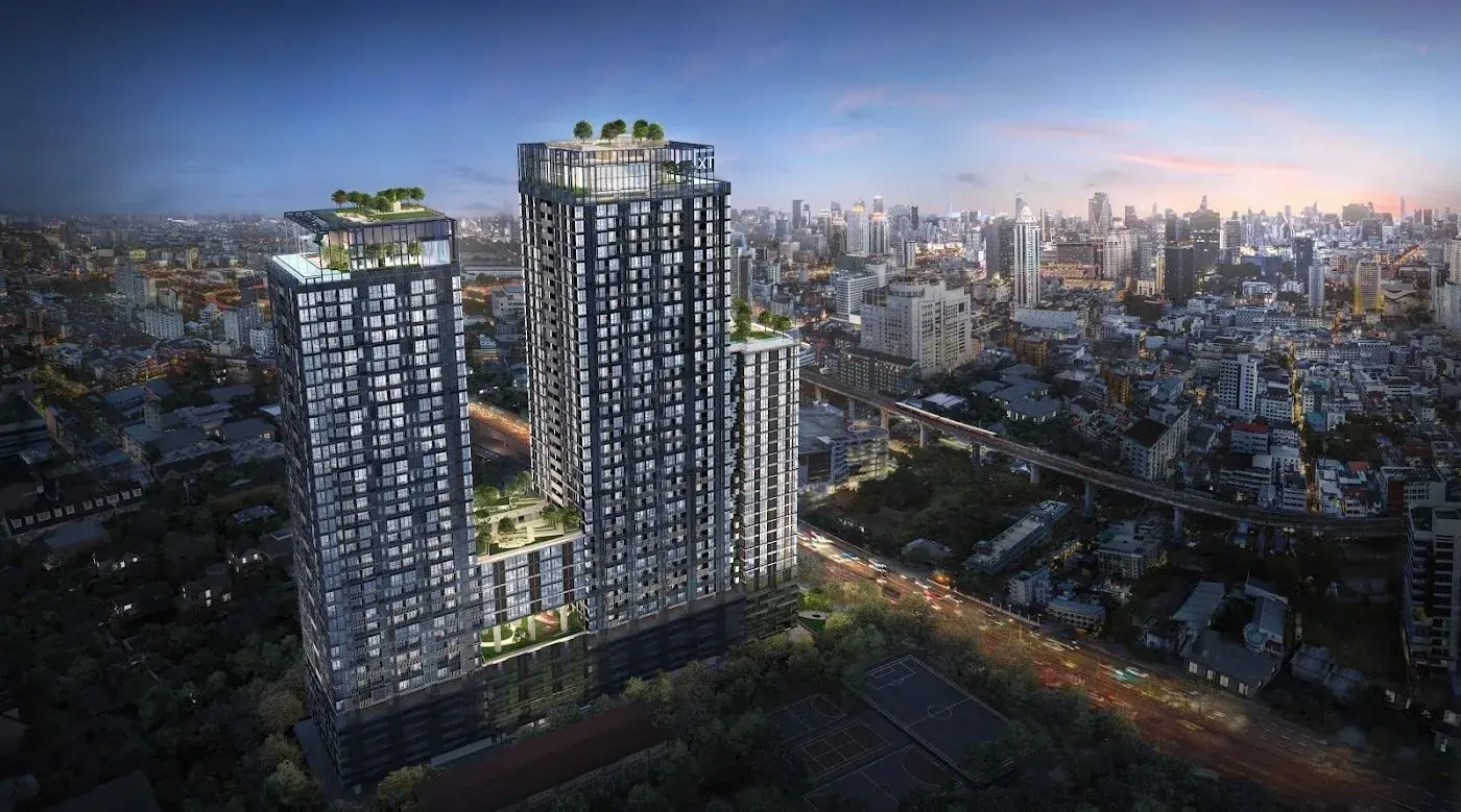 View at XT Phayathai, a Sansiri development in Bangkok, Thailand